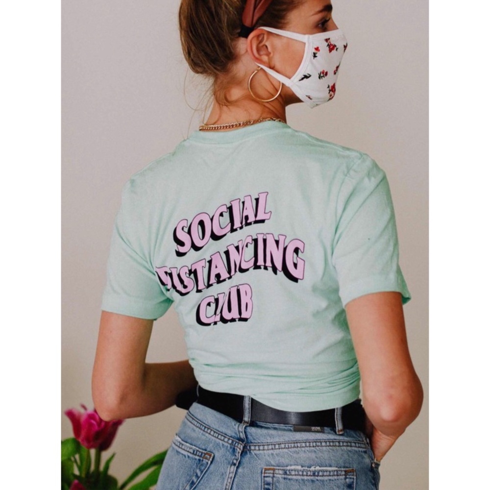 Social Distancing Club Graphic Tee - Picture 3 of 7